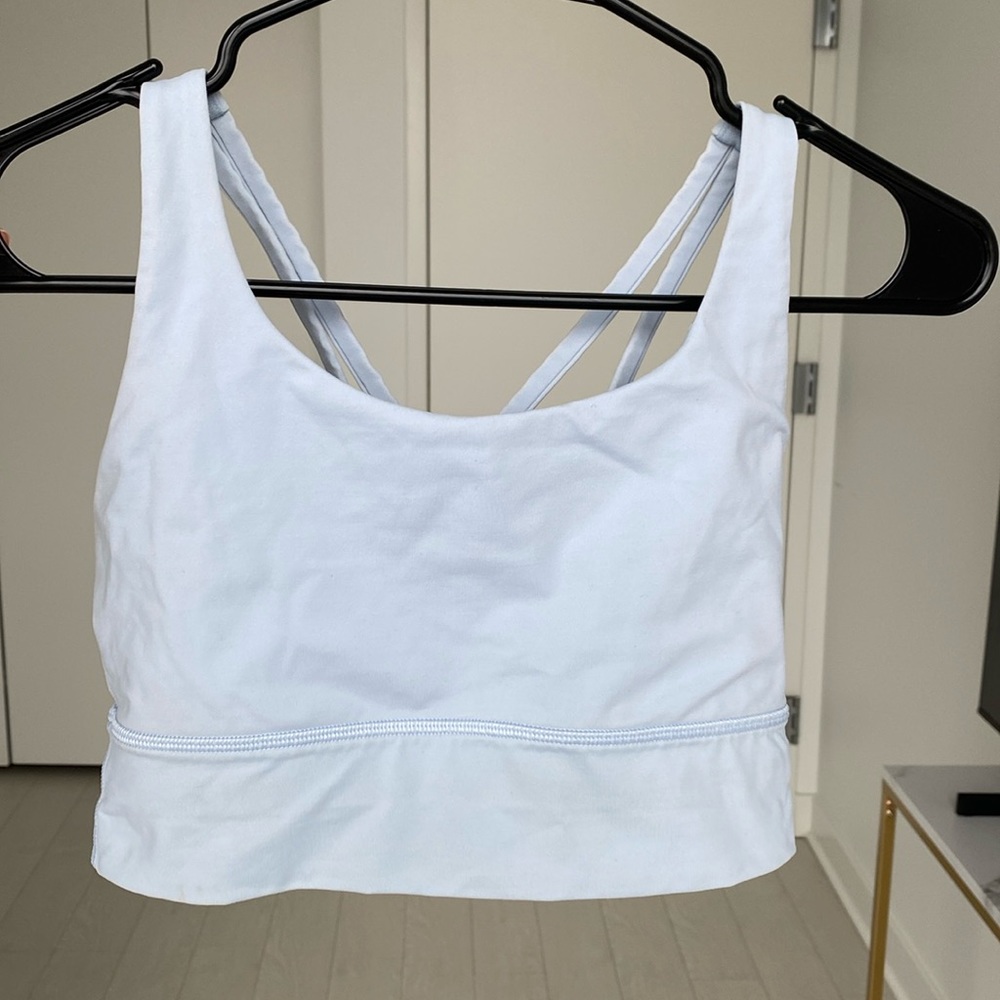 Lululemon Longline Bra in Blue, Size 6
